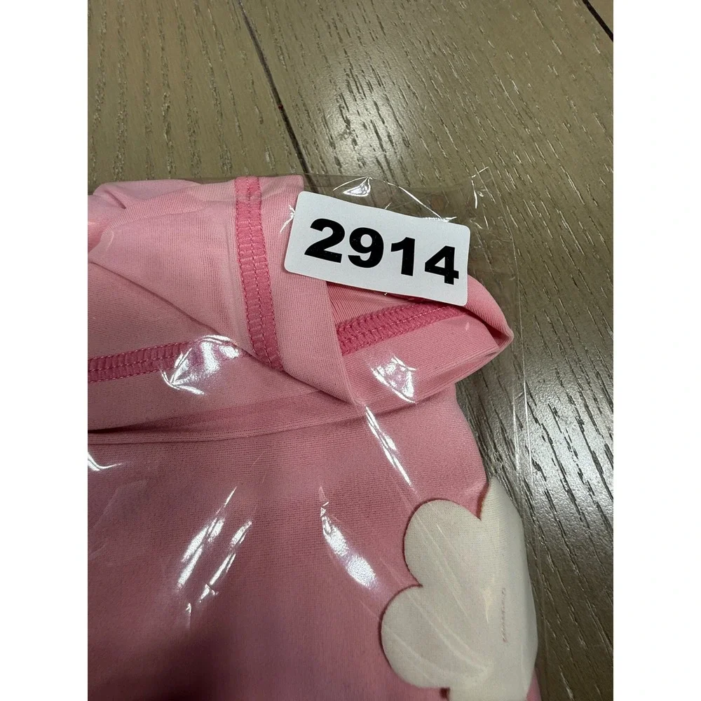 Hanna Andersson Rash Guard Girls 130 US 8 Pink Floral Long Sleeve Sun Protection